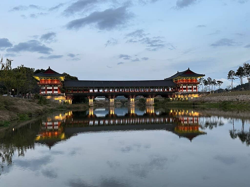 Woljeonggyo Bridge at Night