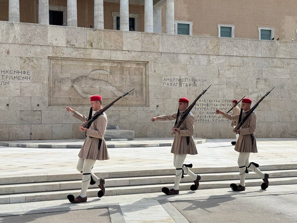 The Evzones Changing of the Guard