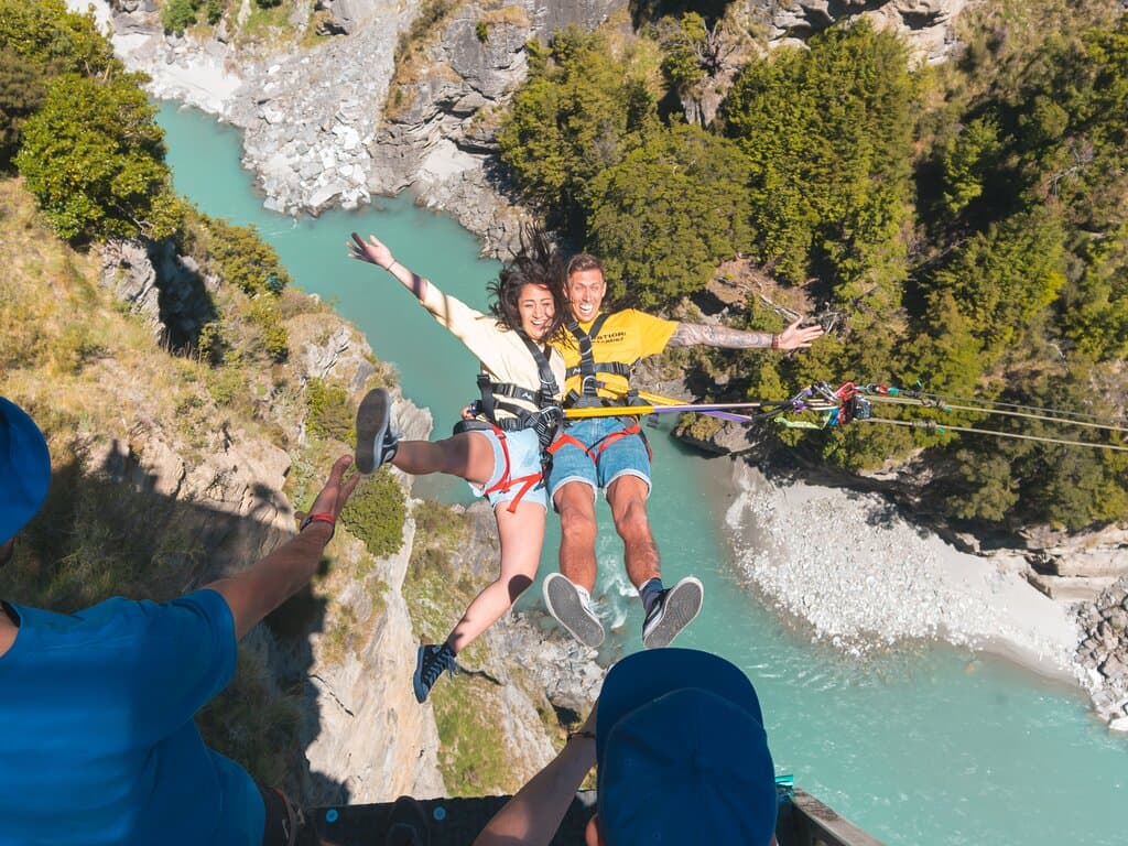 Embrace the Canon Swing with your special someone as you face the thrill of freefall together. Holding each other tight, you’ll fall backwards into the canyon, creating a heart-pounding, romantic memory you’ll never forge!