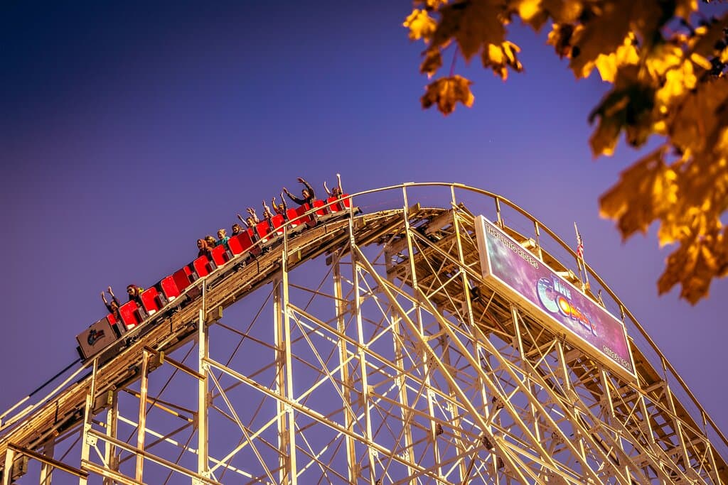 The Comet roller coaster
