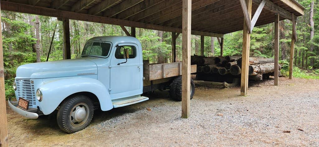 Recreated Logging Camp