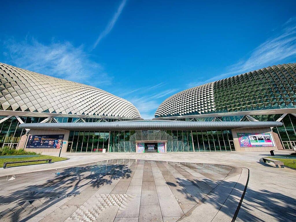 View from Esplanade Forecourt Garden