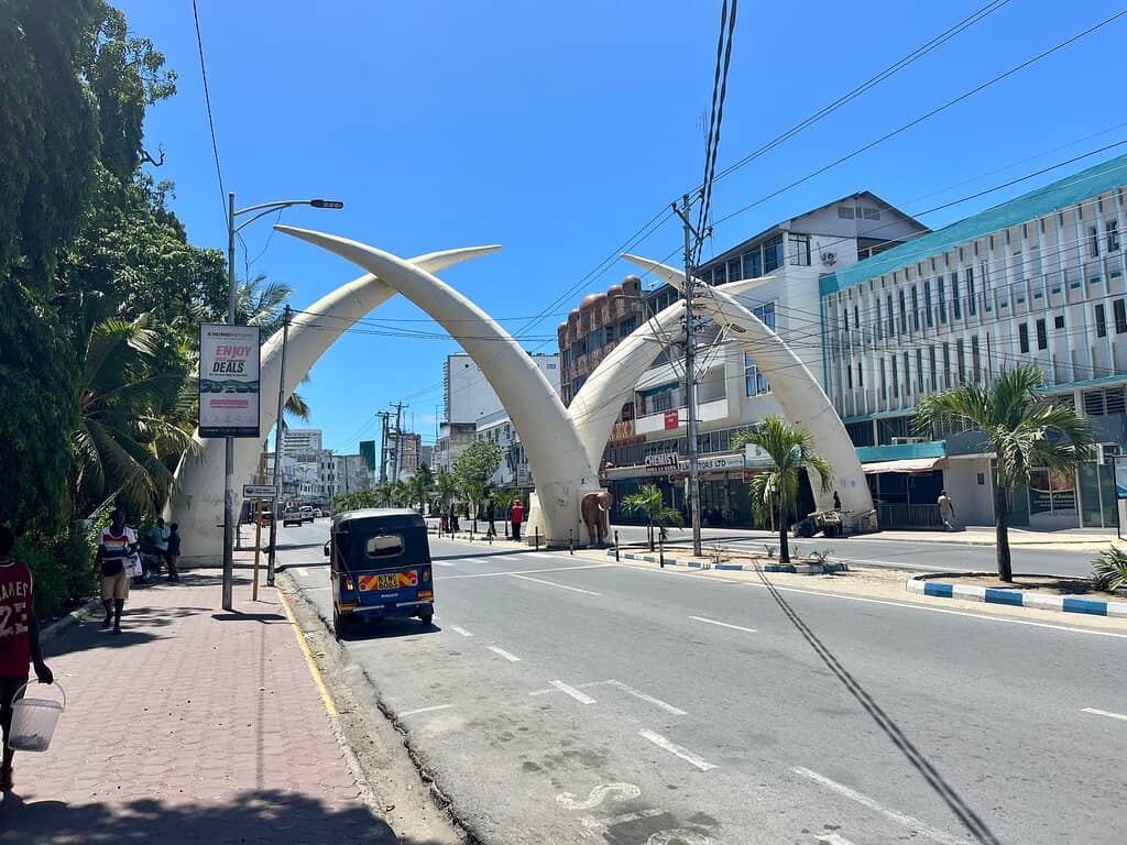 Moi Avenue's Bustling Atmosphere