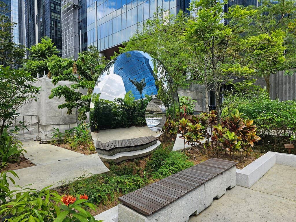 Urban Oasis with Lush Greenery