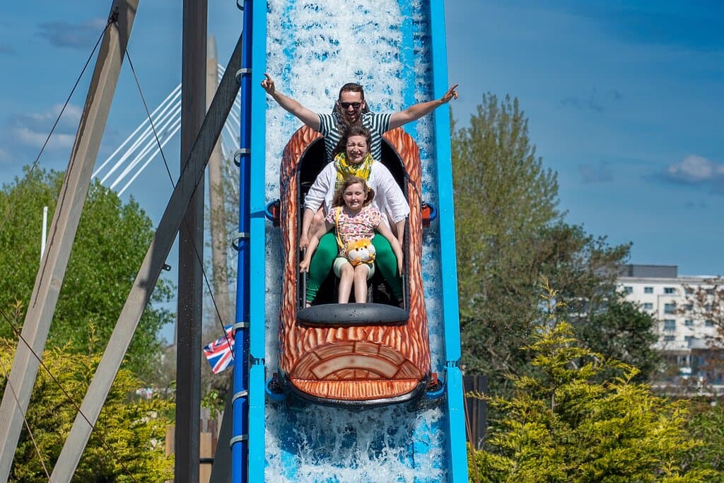 Log flume