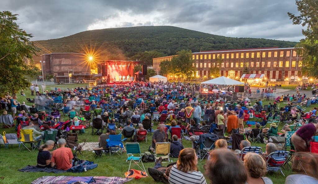 FreshGrass Festival from Joe's Field at MASS MoCA. photo credit: Douglas Mason