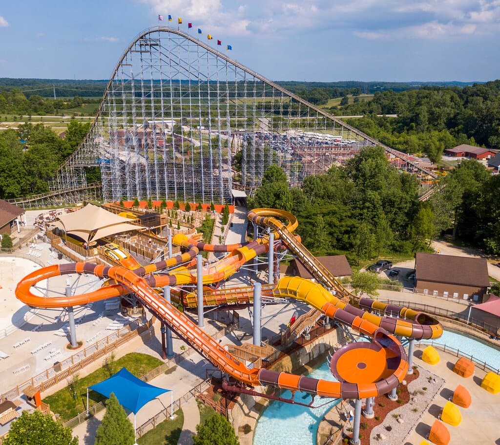 Holiday World & Splashin' Safari are known for The Voyage wooden roller coaster and Cheetah Chase water coaster. With three world-class water coasters, Splashin' Safari water park is known as the Water Coaster Capital of the World!