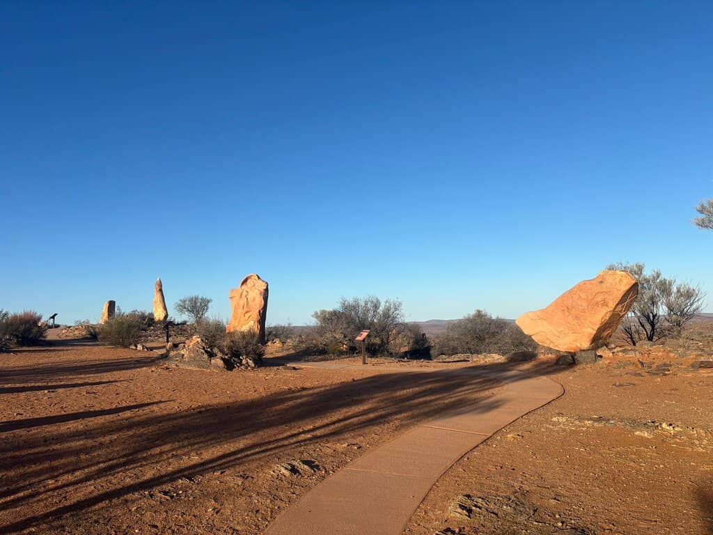 Sculptures in Natural Landscape