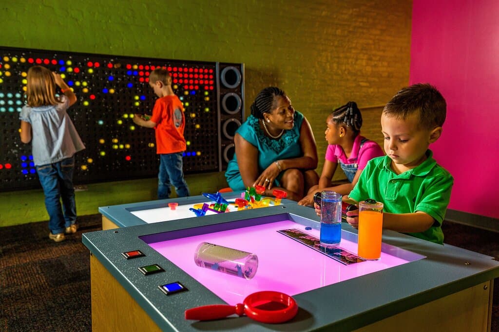Kentucky Science Center's Science in Play early childhood exhibit. https://kysciencecenter.org/science-in-play/