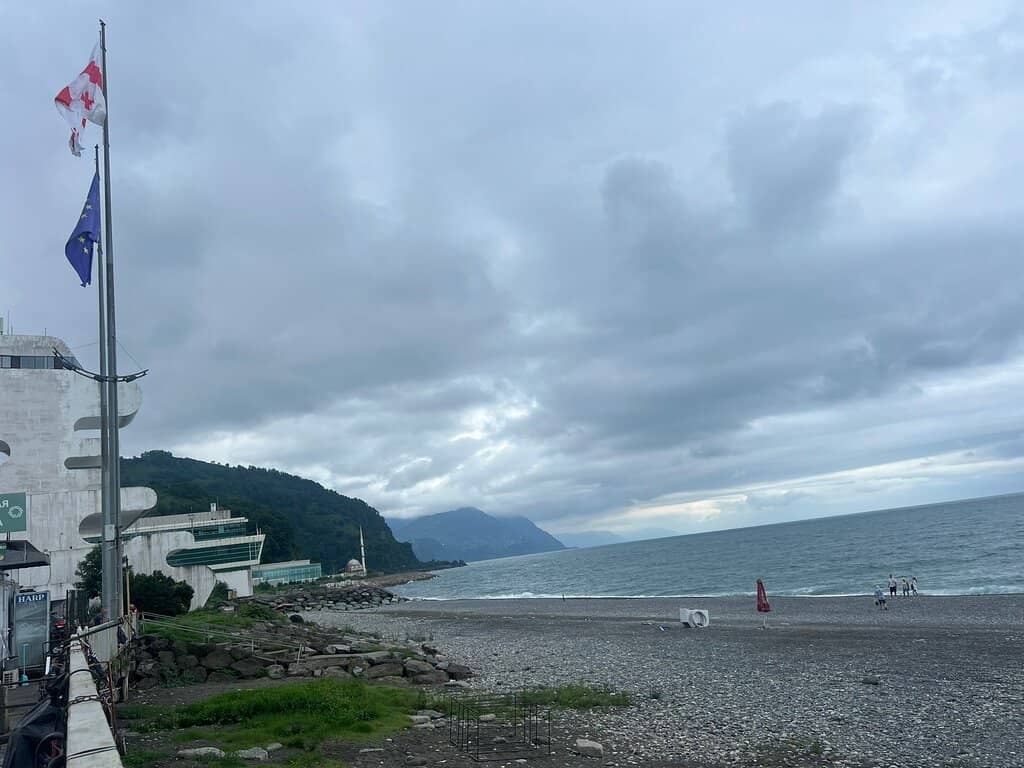 Unique Pebble Shoreline