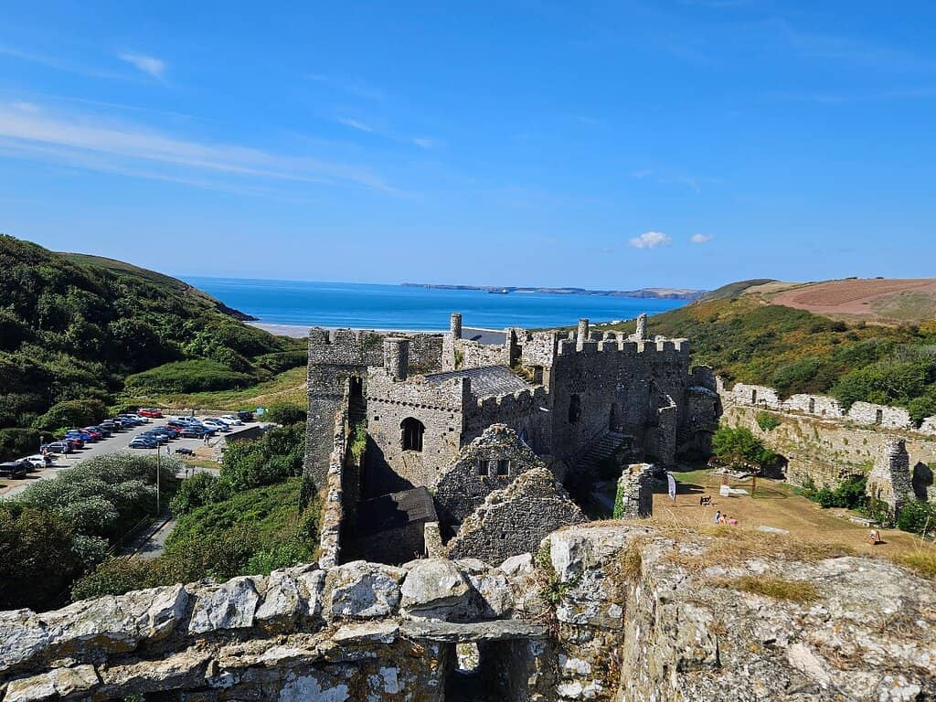 Manorbier Castle Views