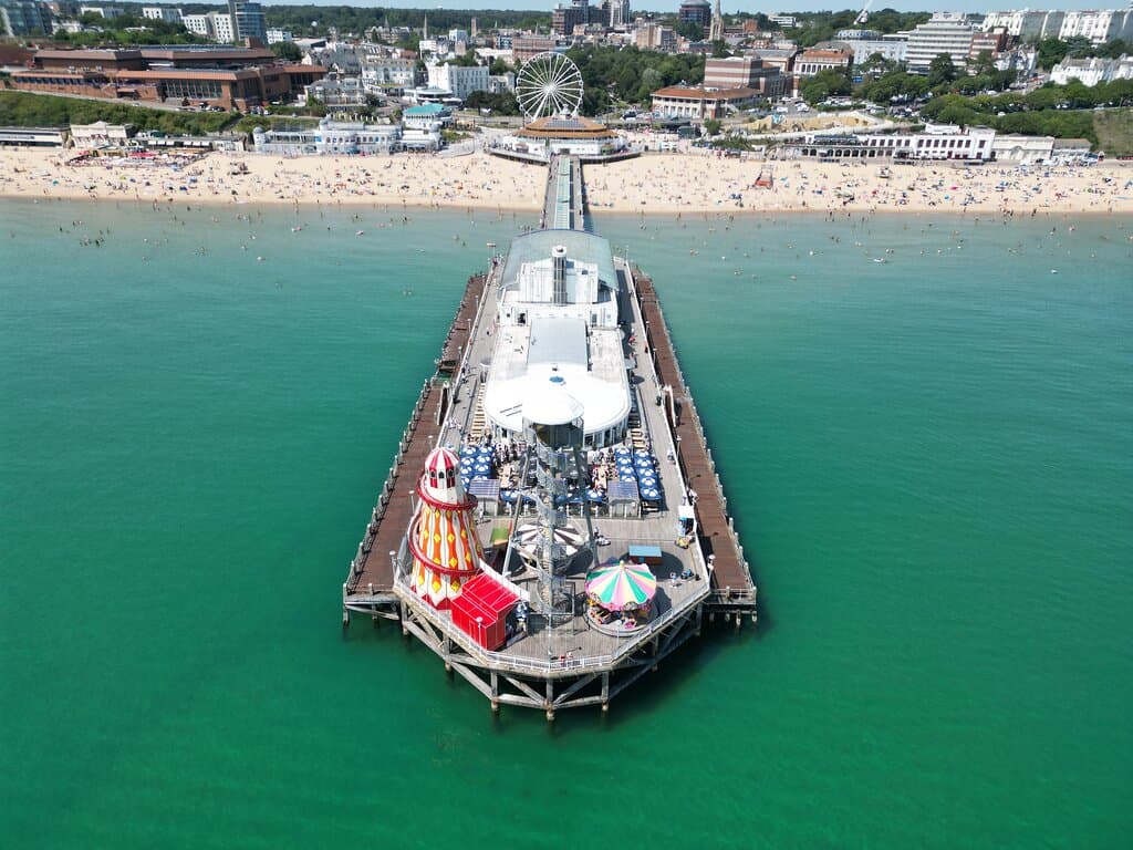 Bournemouth Pier from Above