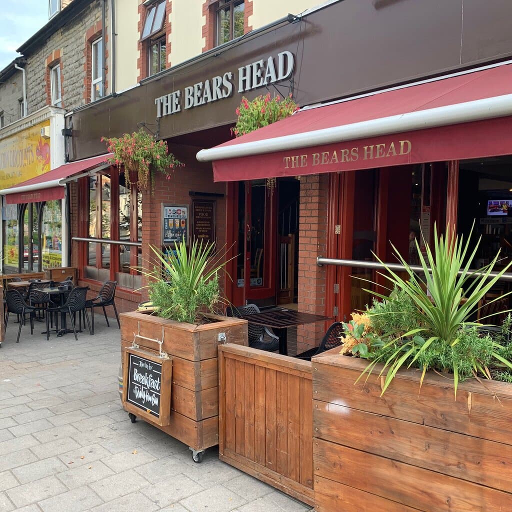 The outside of the venue, located in the heart of Penarth, is situated outside.