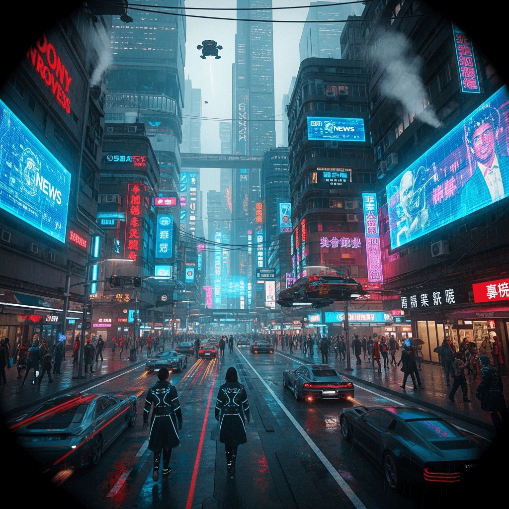 Cyberpunk Night City Vibe