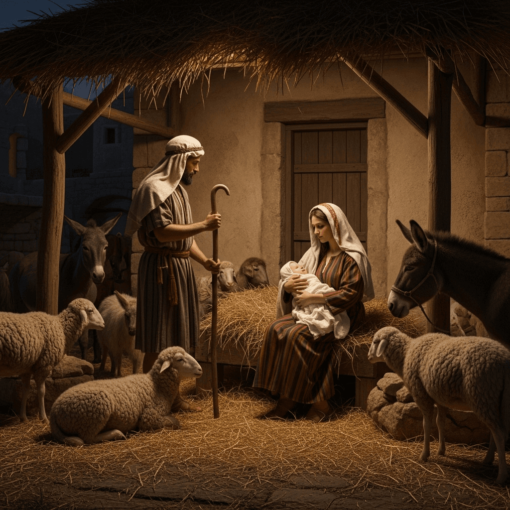 Mechanized Nativity Scene