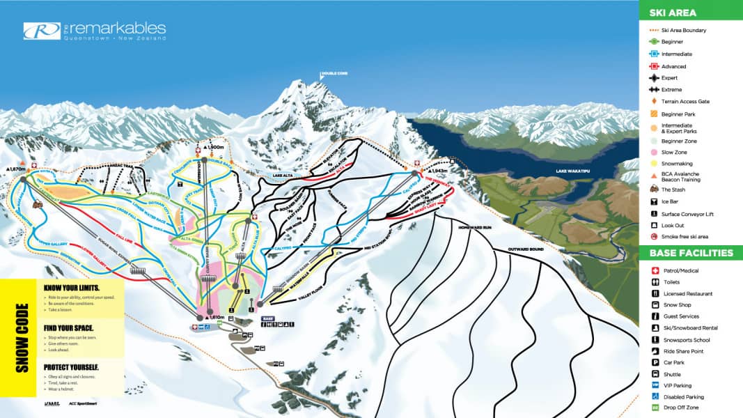 Varied Ski Slopes