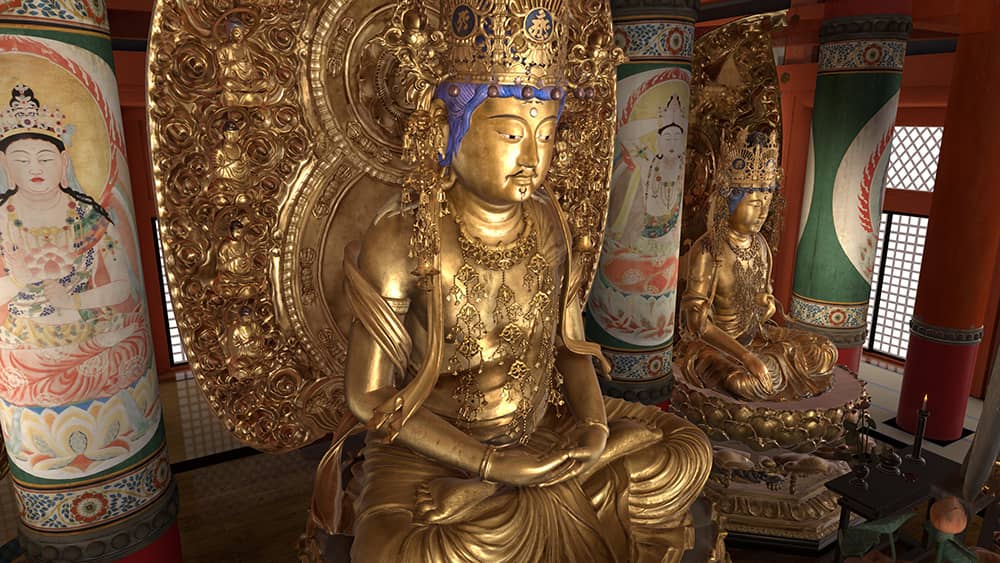 Sacred Buddha Statues