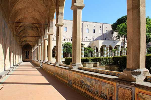 Serene Monastery Courtyard