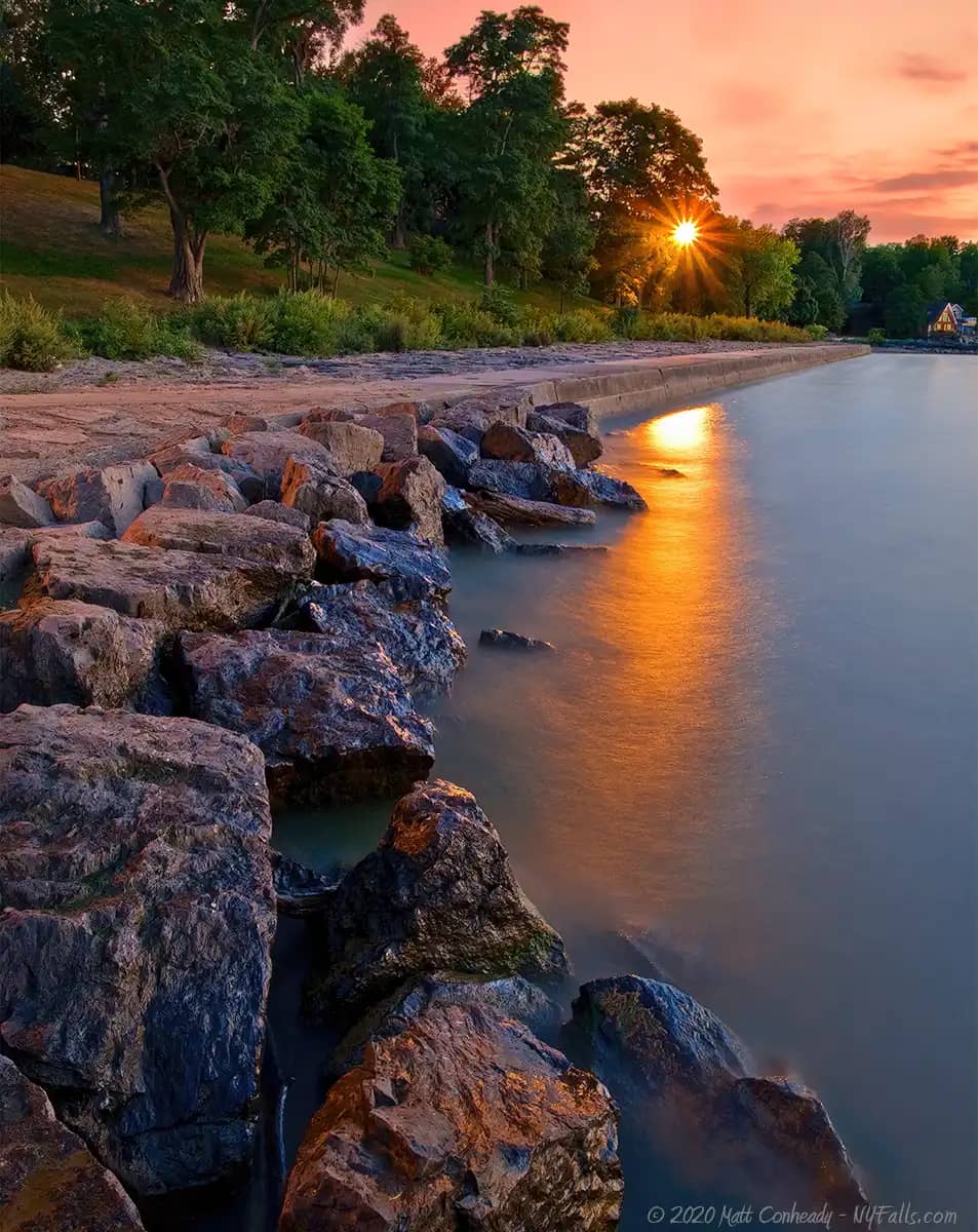 Lake Ontario Shoreline & Fishing Pier
