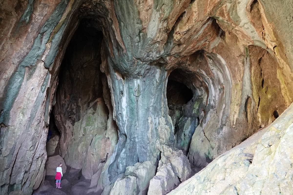 Cave Interior Exploration