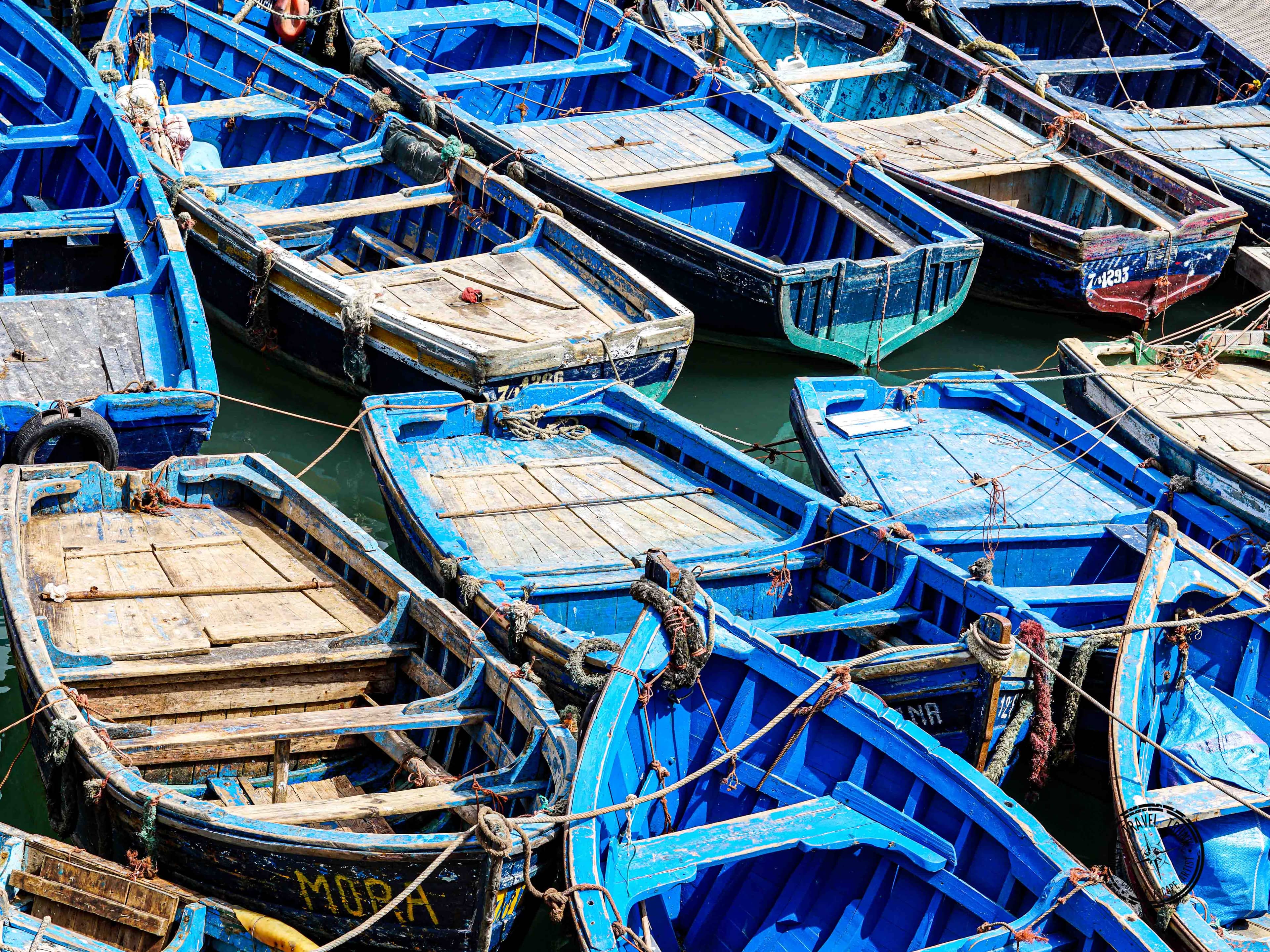Bustling Fishing Port
