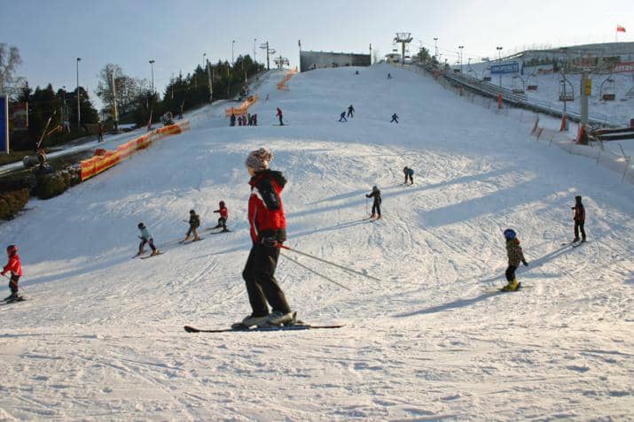 Winter Ski Slope