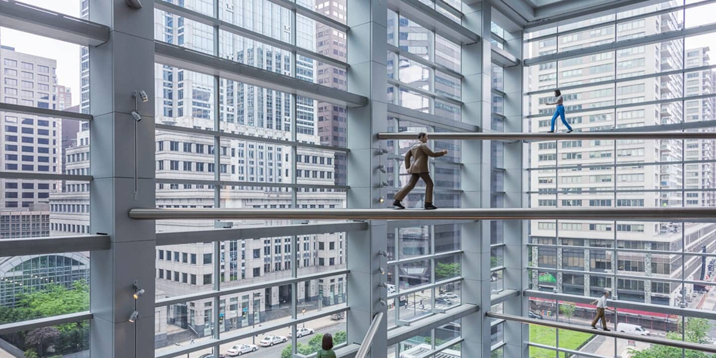 Jonathan Borofsky's 'Humans in Motion'