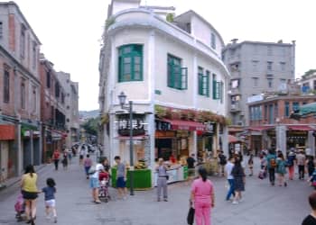 Vibrant Street Atmosphere