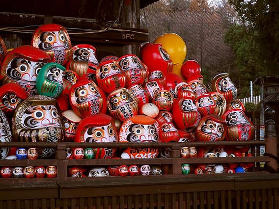 Thousands of Daruma Dolls