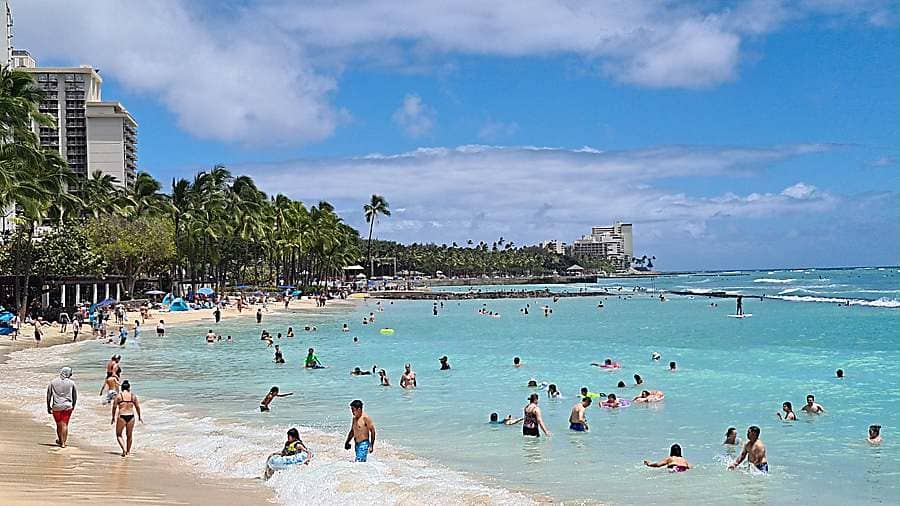 Waikiki's Calm Waters