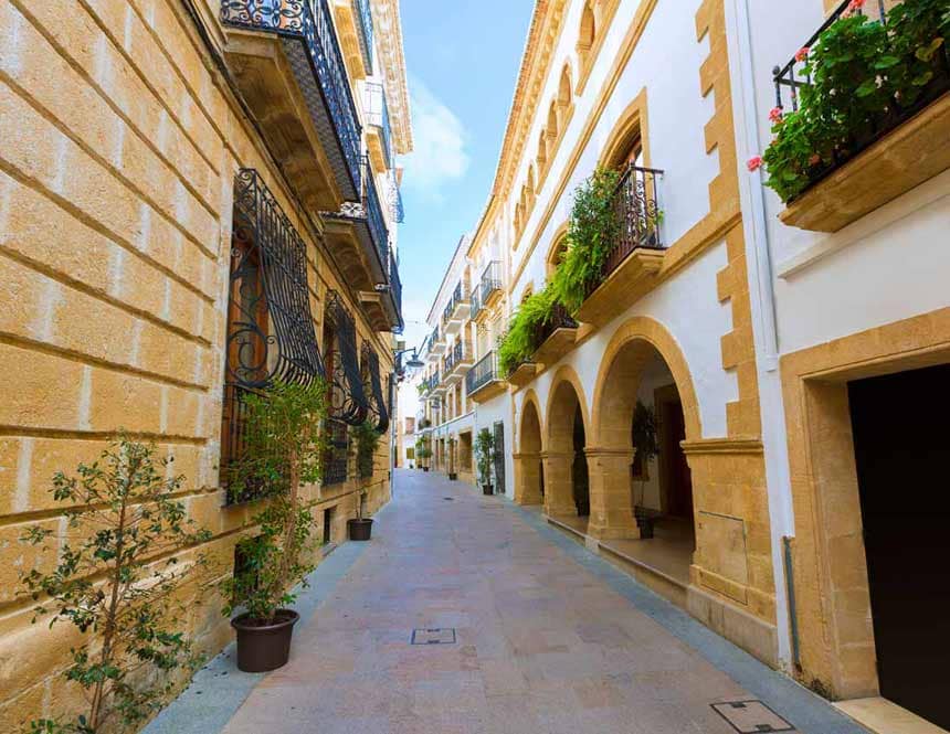 Charming Whitewashed Streets