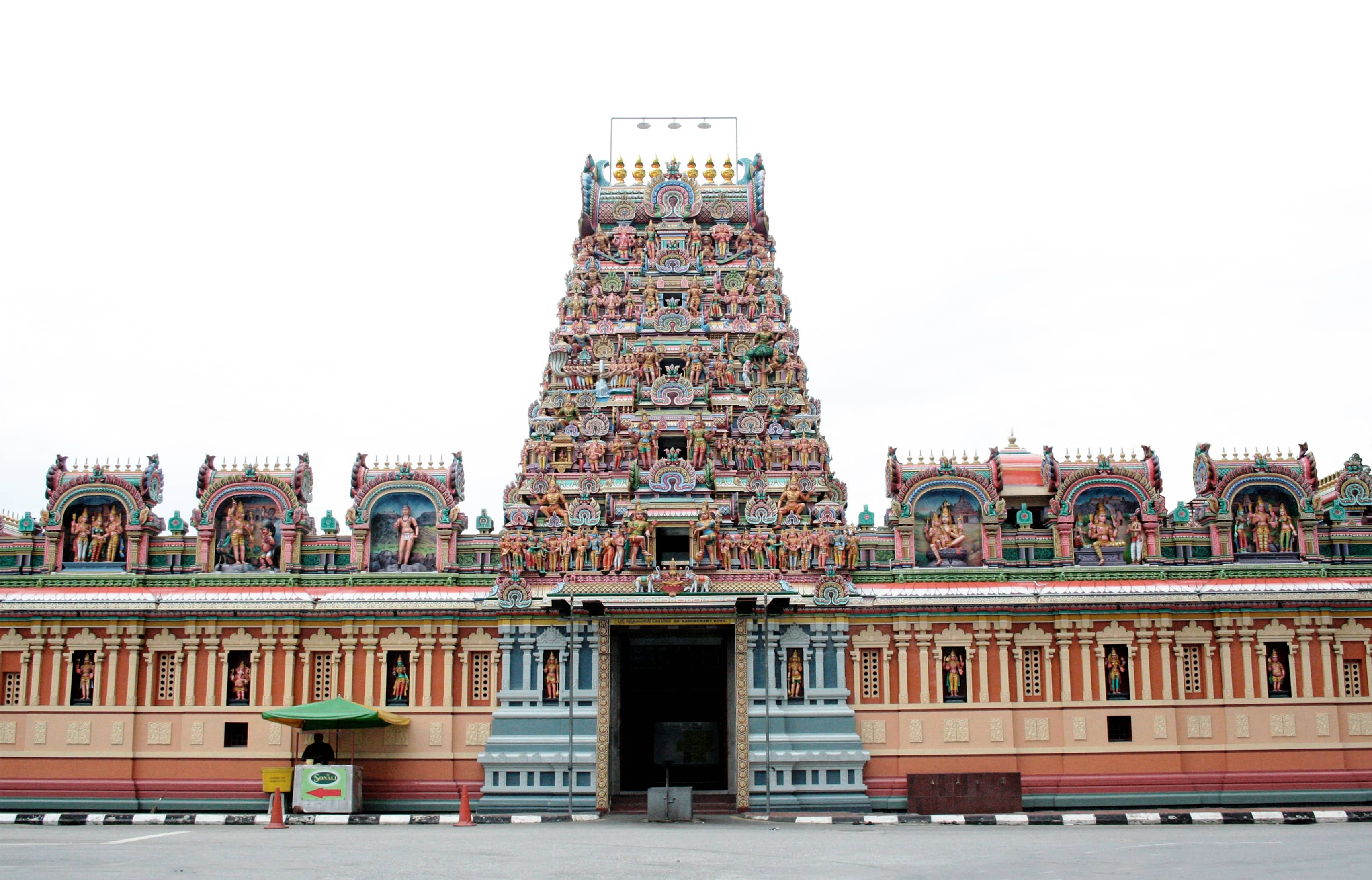 Landscaped Temple Grounds