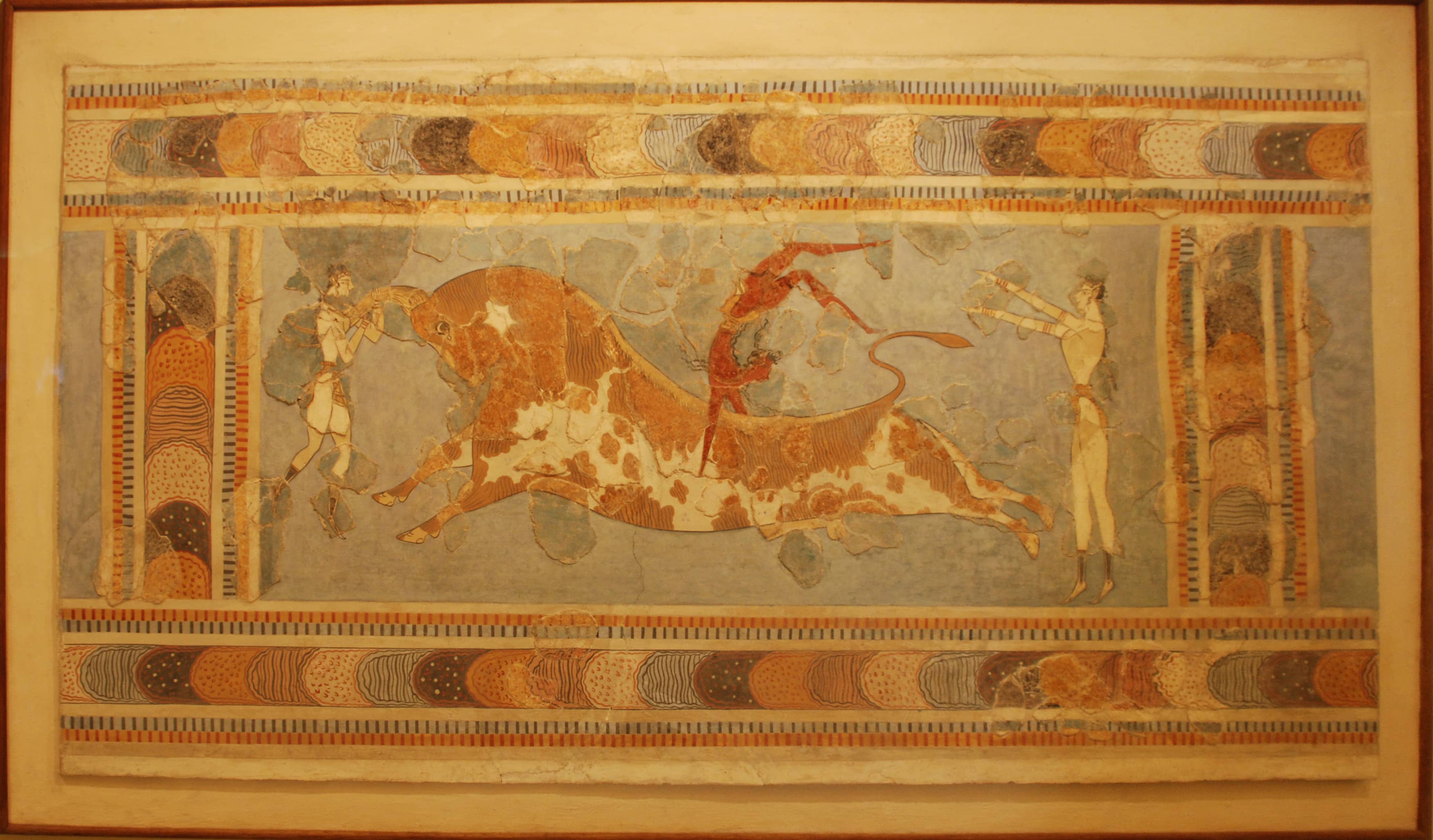 Bull-Leaping Fresco Fragments
