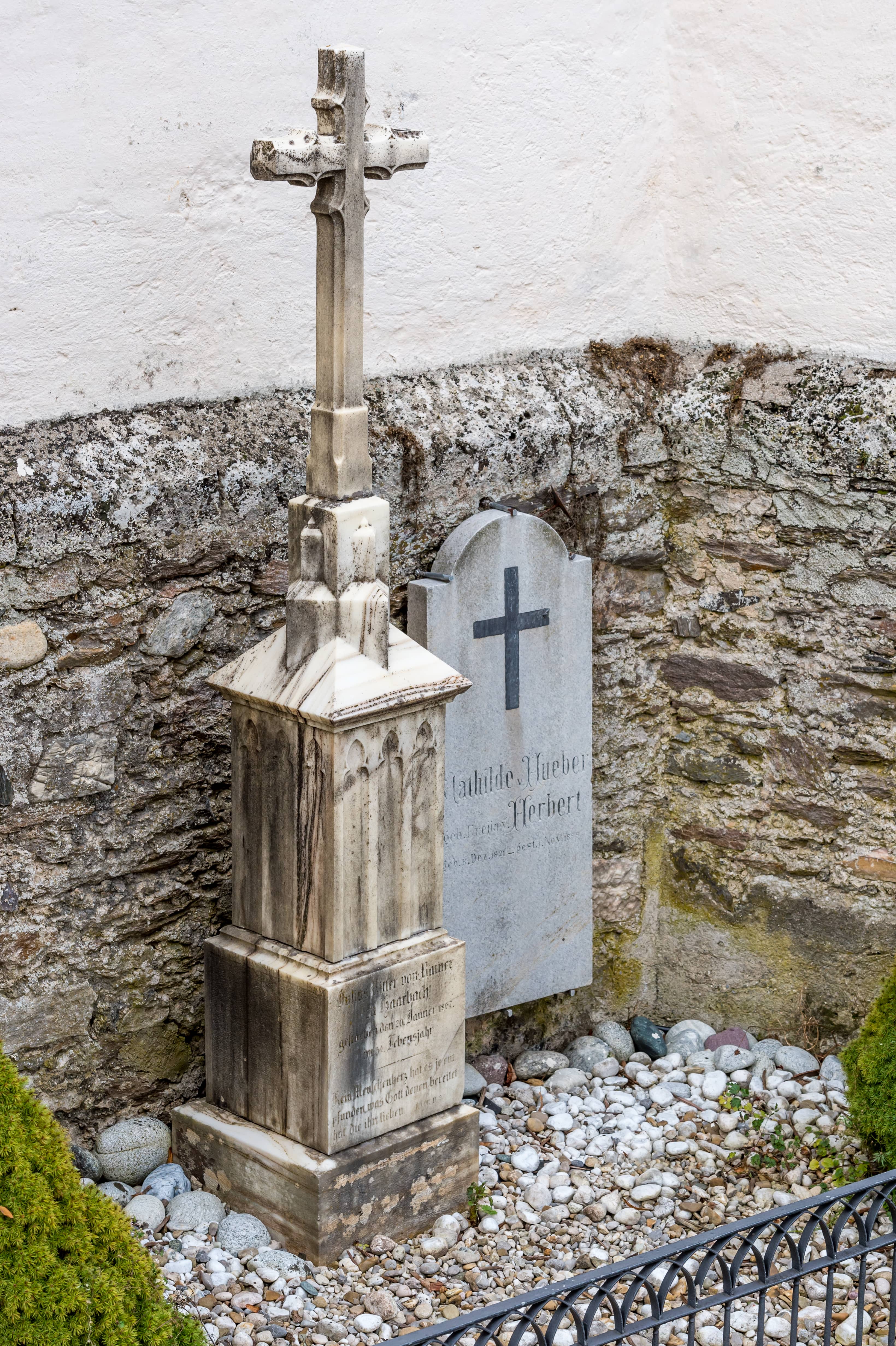 Serene Lakeside Graveyard