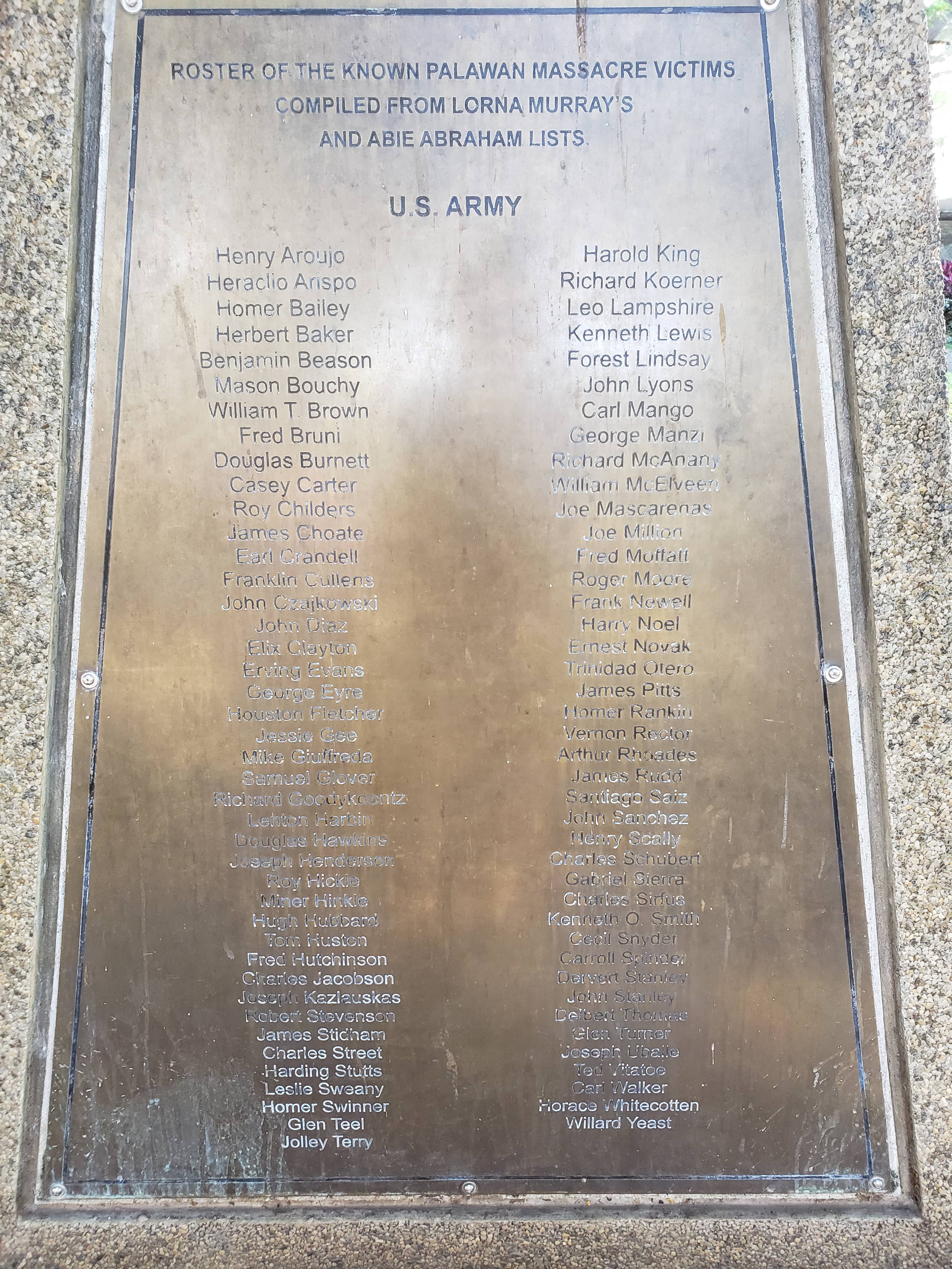 Victim Memorial Plaques