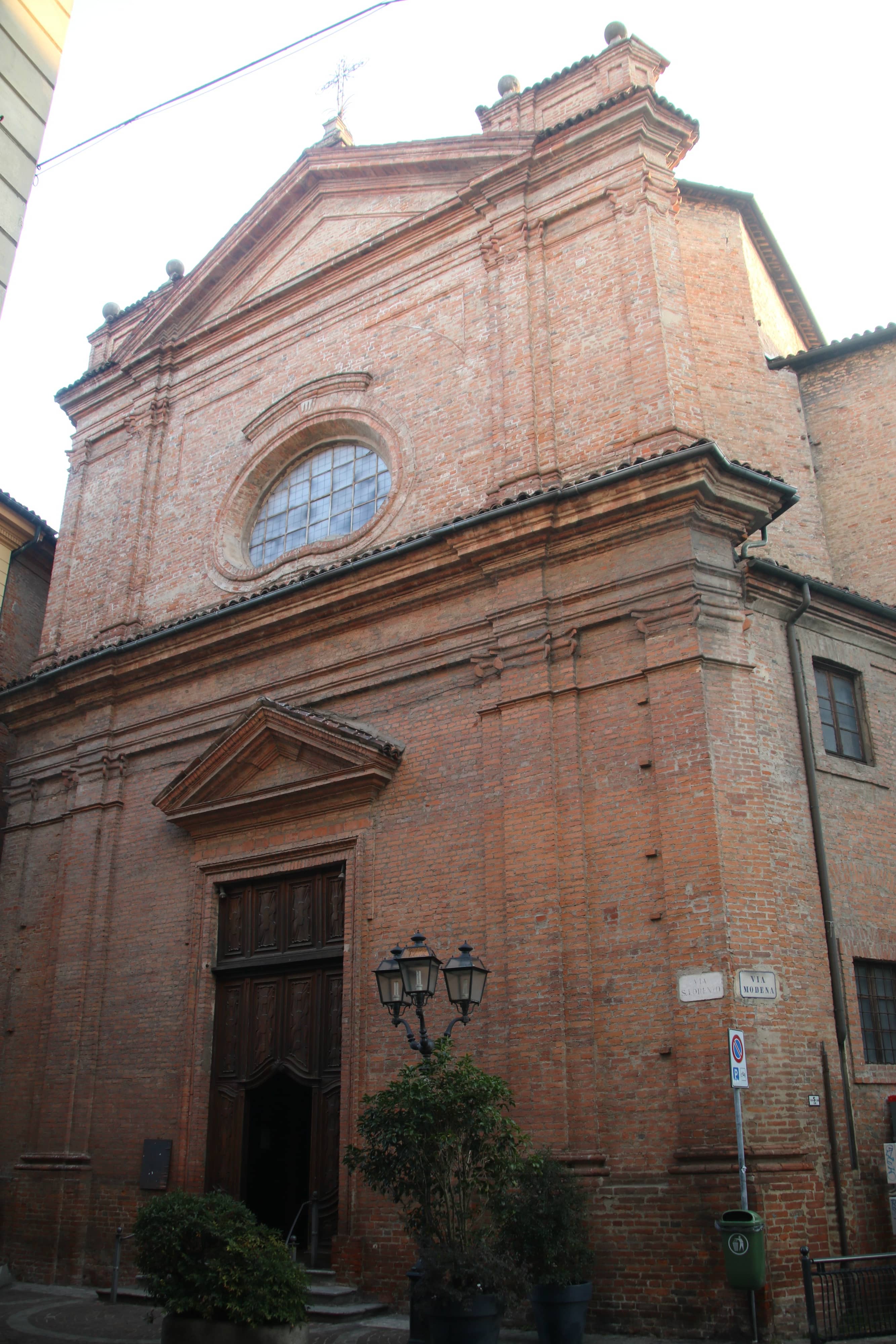 Alternating Brick and Stone Facade
