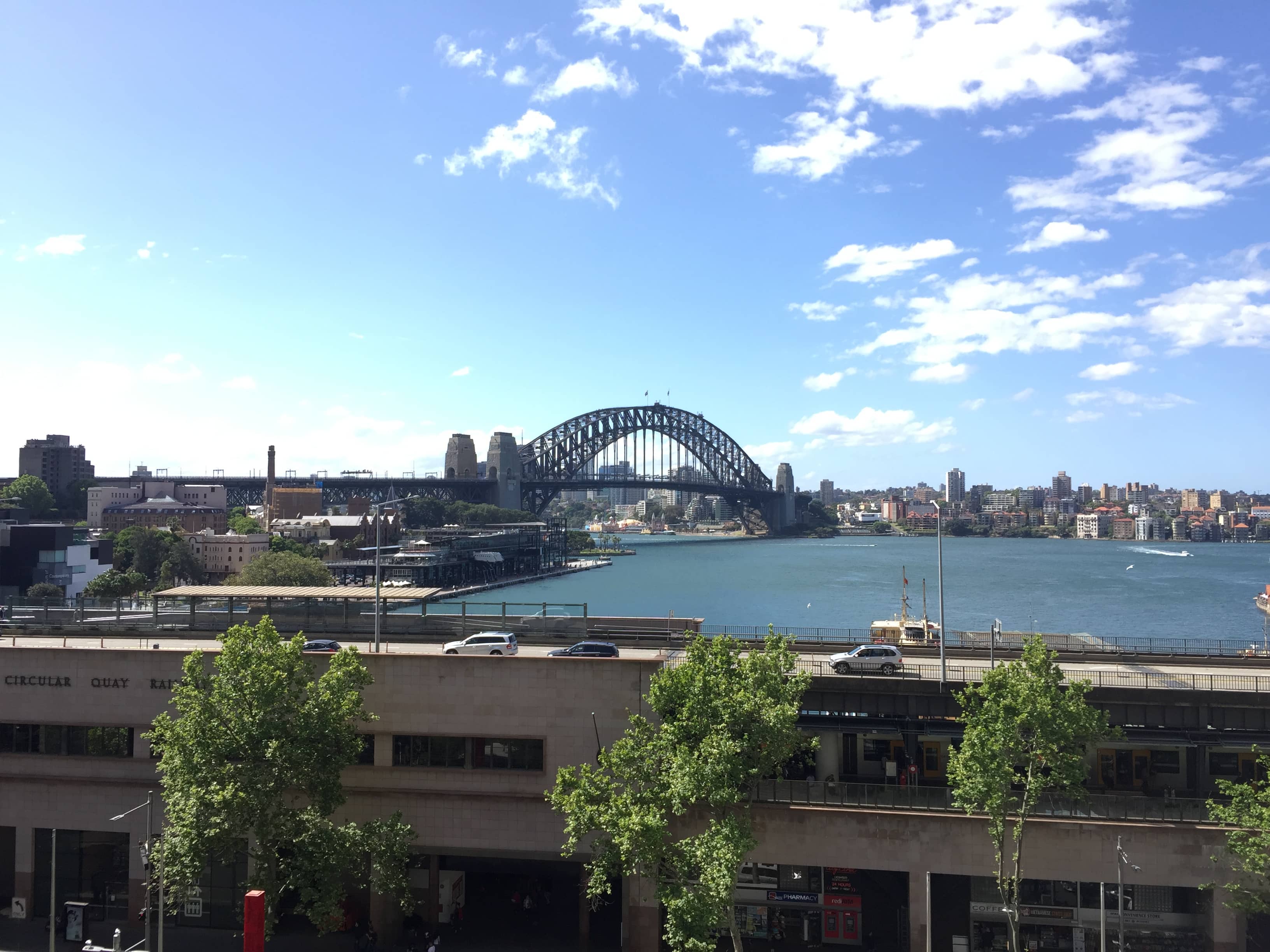 Harbour Views from Cafe Sydney
