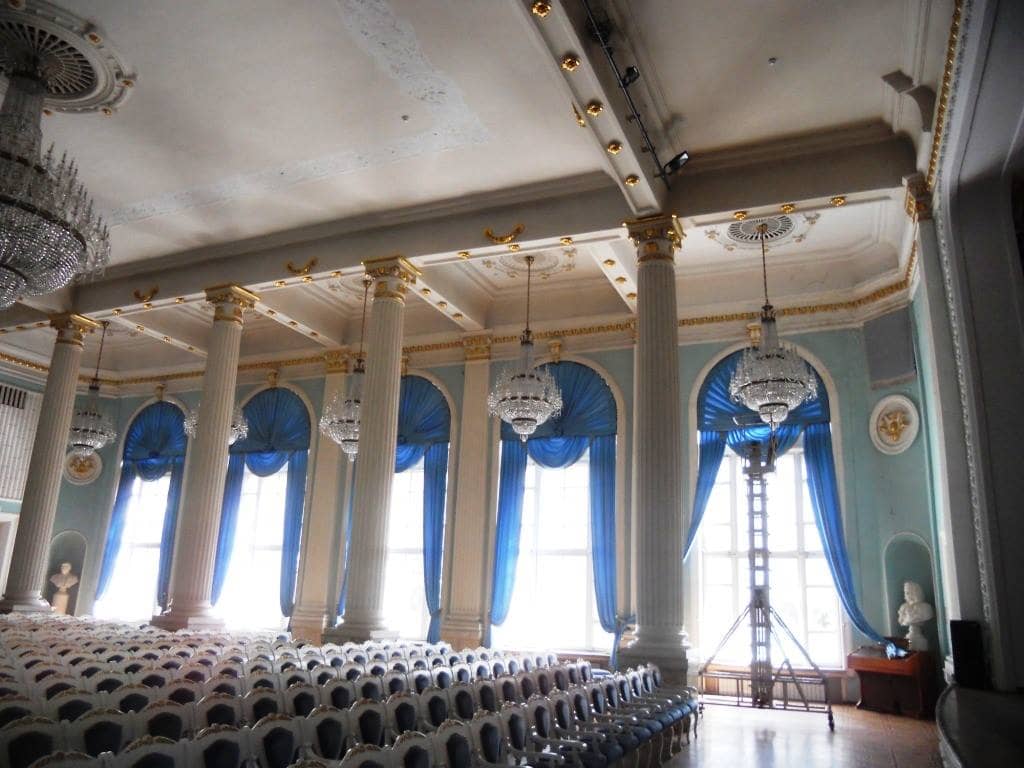 Elegant Chandelier-Lit Interior