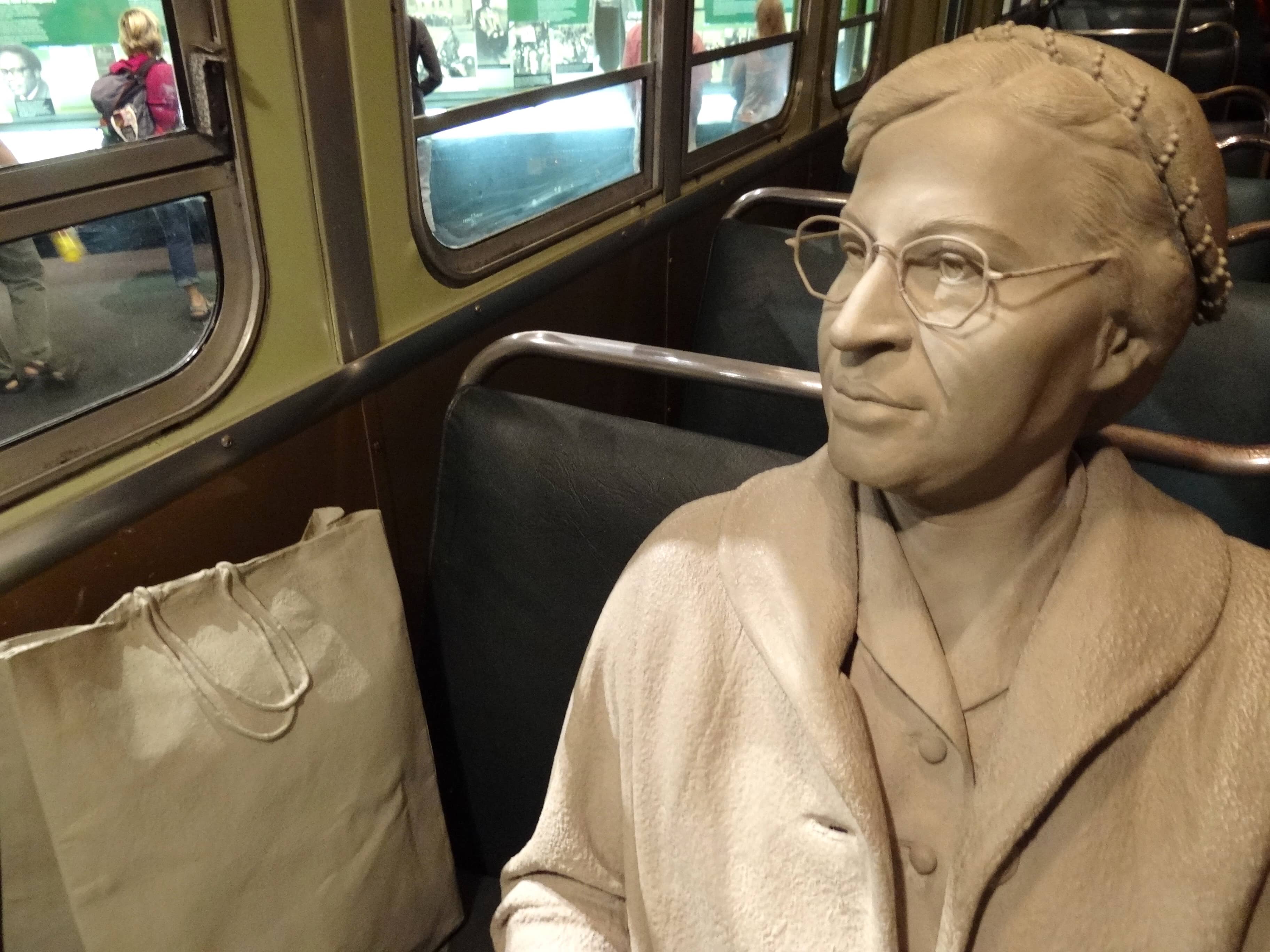 Replica of Rosa Parks' Bus