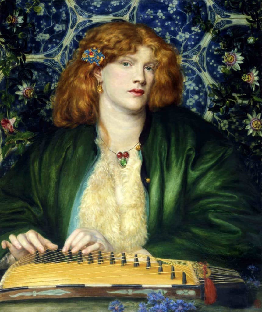 Dante Gabriel Rossetti's 'The Blue Bower'