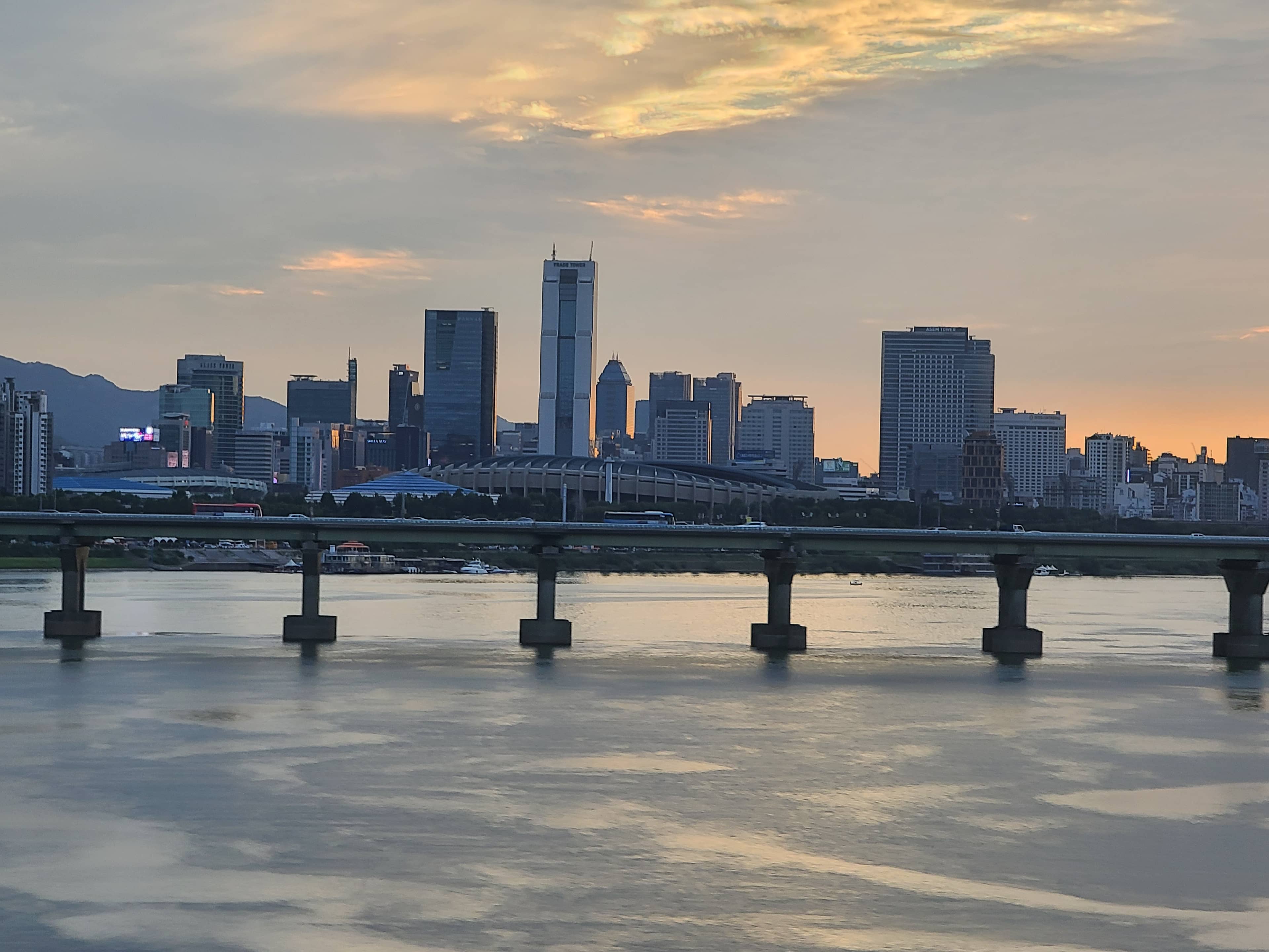 Sunset Views Over the Han River