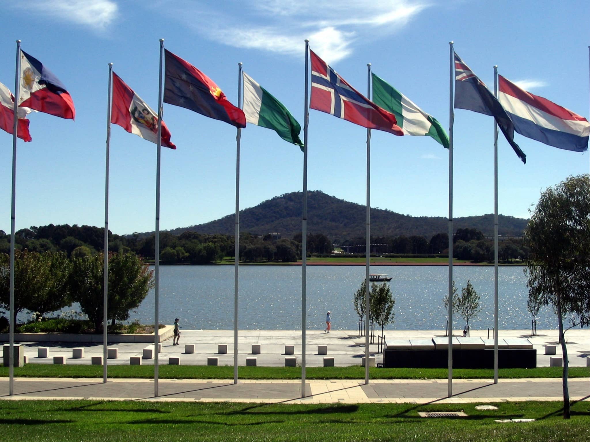 International Flag Display