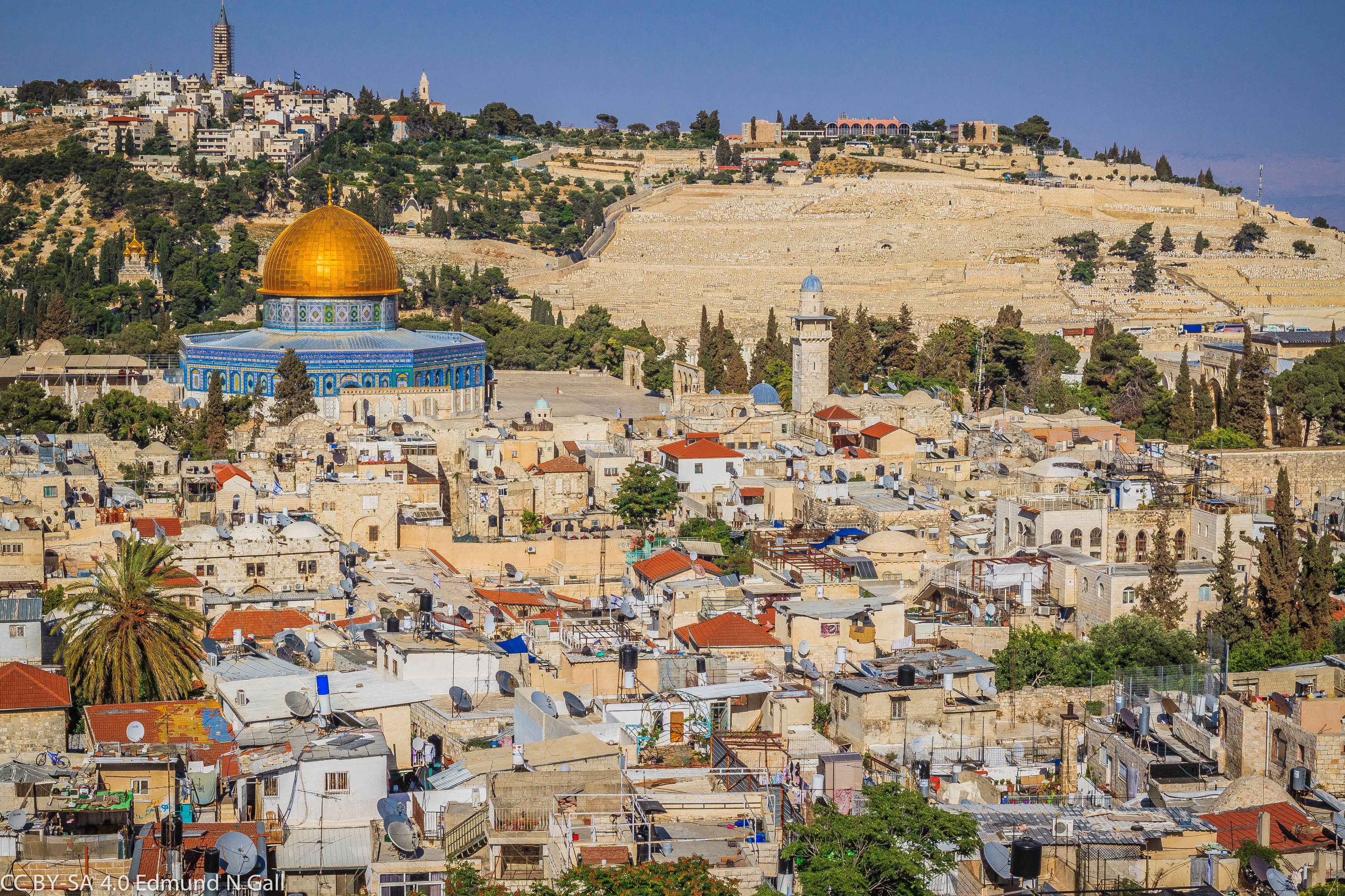 Overlooking the Temple Mount