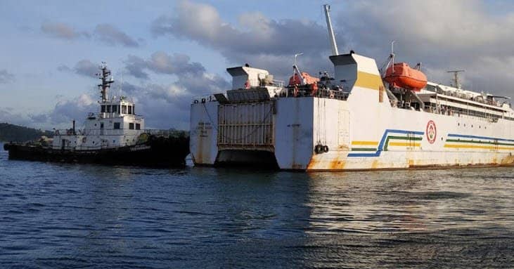 Cargo and Passenger Ship Docking