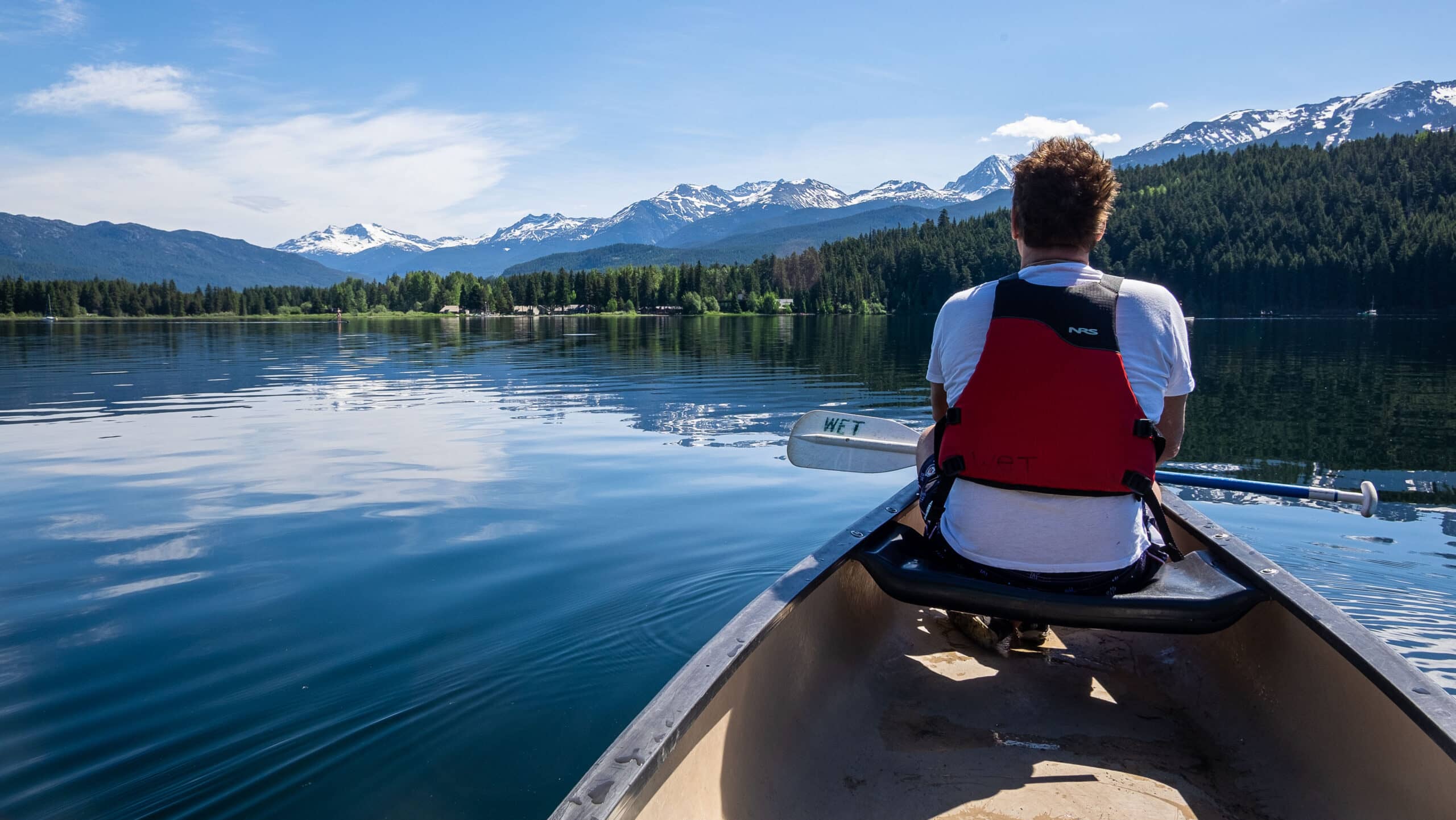 Kayaking on Alta Lake