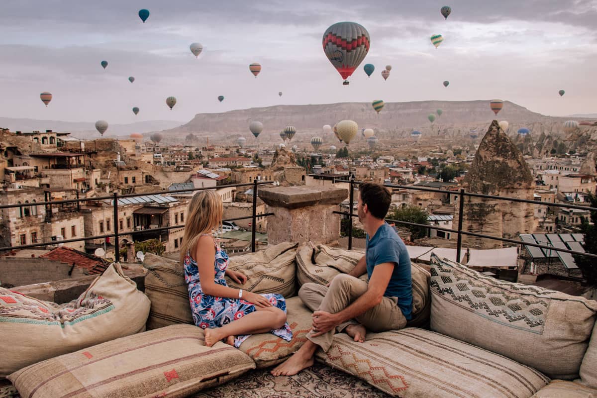 Rooftop Balloon Watching