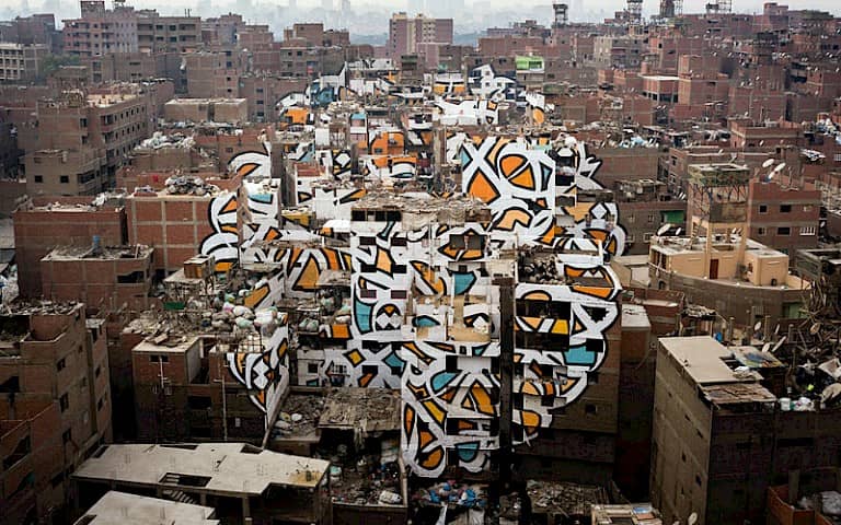 eL Seed's 'Perception' Mural