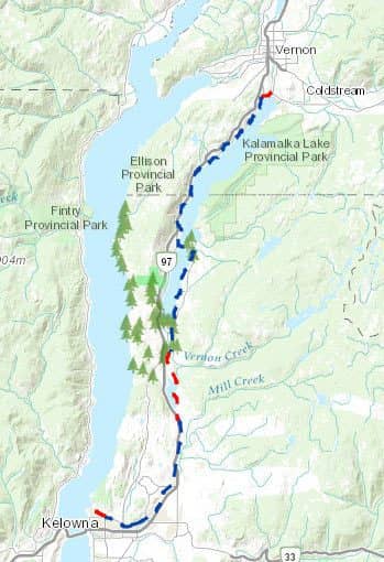 Okanagan Rail Trail Access