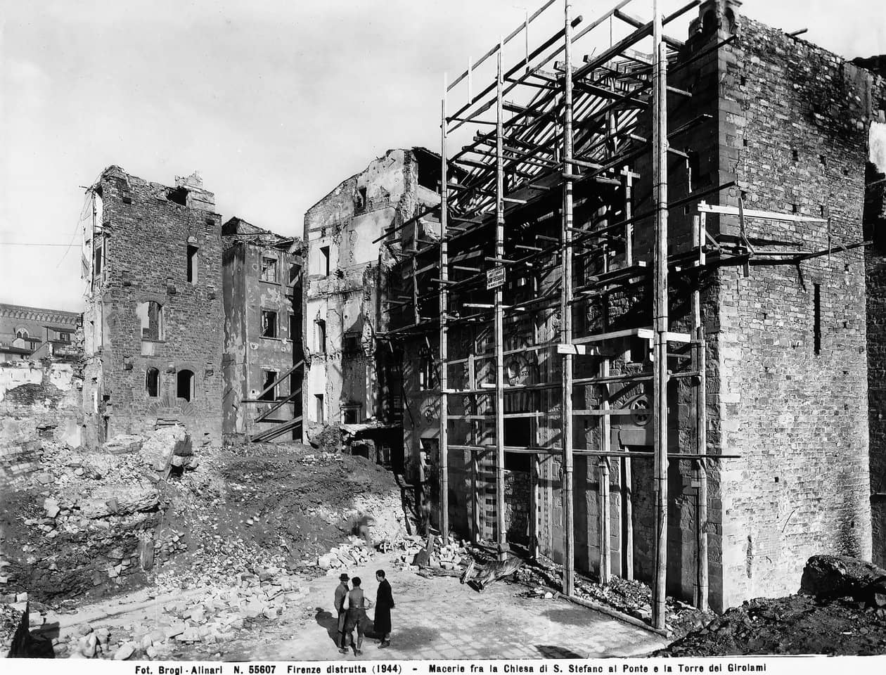 WWII Bombing Scar