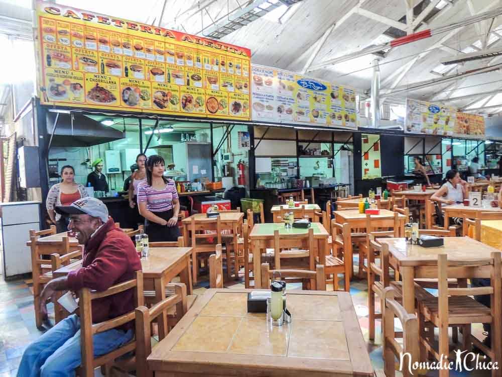 Diverse Food Stalls